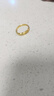 赛菲尔 黄金戒指活口女戒满天星足金999.9送女友礼物 约2.35-2.45克 实拍图