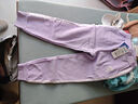 迪士尼女童裤子春秋薄2025新款儿童运动裤长裤大童休闲裤卫裤童装 加绒冰雪紫色 7504 140cm 参考身高135-145 实拍图