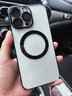 韵宁 适用iPhone17promax手机壳新款苹果15手机保护壳超薄透明磁吸全包防摔镜头膜一体防尘网硬壳轻奢 【磁吸石墨黑+镜头膜+防尘网】全包 iPhone15Pro 实拍图