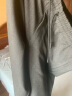 AMURS爱缪斯都市运动风休闲裤男 中高腰灰色纯色长裤 灰色 36B（86cm） 晒单实拍图