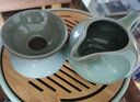 龙寅茶漏分茶器陶瓷配件哥窑茶具过滤器茶漏茶水分离器过滤网茶托 哥窑过滤组 实拍图