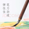 玉水湖鼠须勾线笔国画狼毫毛笔工笔美术专用叶筋工笔画白描笔中国画鼠须狼羊钩线笔细头画笔套装大中小花鸟  实拍图