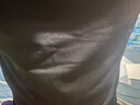 战浩【2件】冰丝莫代尔棉短袖t恤男夏季青年薄纯白色打底衫圆领半袖体 蓝色+黑色 L 建议【120-135斤】 实拍图