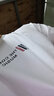 啄木鸟【2件装】夏季短袖T恤男士纯棉宽松大码半袖体恤男装上衣服打底衫 T319白色+T519黑色 3XL （160-180斤） 实拍图