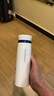 乐扣乐扣（LOCK&LOCK）不锈钢情侣学生保温杯菲特旋转盖轻量杯450ml白蓝 LHC4131WB 实拍图