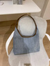 爱情海牛仔布包包女包托特斜挎单肩大容量通勤生日情人节礼物送女友老婆 【浅蓝色】时尚小众百搭轻奢休闲新年送女生实用 品牌ck风实用高端潮流简约运动 实拍图