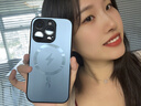 Ekakashop适用苹果16promax手机壳iphone16promax保护套magsafe磁吸全包超薄防摔硬壳AG闪电款蓝 实拍图