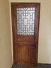 老式实木杉木原木门仿古门窗套装门房间卧室厨房卫生间折叠推拉门 8818A款标门200*80CM不含门套 实拍图