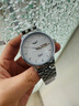 冠琴（GUANQIN）瑞士认证手表情侣款全自动机械表百搭经典夜光防水腕表情人节礼物 钢带本色白面（男款） 实拍图