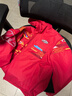 361°金蛇纳福年装儿童外套男童梭织加绒保暖三防连帽外套 红160 实拍图