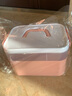 蜜糖小姐美甲工具箱可放饰品指甲油胶光疗机专业大容量箱子收纳盒子店专用 粉色双层收纳箱·大号 1件 无规格 实拍图