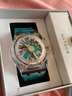 博之轮全自动机械手表防水夜光腕表男女学生手表生日礼物绿色 实拍图