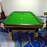 PNT（包上门安装）台球桌大理石标准型成人家用美式黑八台球商用球台 9尺 大理石台面【银色标配】 实拍图