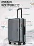 漫游侧开盖大容量行李箱拉链拉杆箱旅行箱子男女 青灰绿 26英寸 实拍图