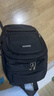 Edison初中生书包大容量多隔层防泼水高中学生简约双肩背包 310-2黑色 实拍图