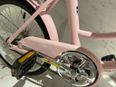 永久（FOREVER）永久儿童自行车永久自行车儿童公主车儿童自行车6-10岁单车儿童 黑轮胎版|标配粉|单速+礼包 18寸|充气轮胎|身高120-150cm 实拍图