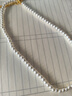 施家高亮珍珠项链女小众轻奢设计高级感复古气质锁骨链毛衣链配饰 5mm白珍珠【单条装】 实拍图
