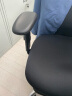 伯力斯办公椅电脑椅家用椅子职员椅学习写字椅人体工学转椅MD-0696黑色 实拍图