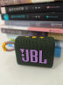 JBL GO3 音乐金砖三代音箱 蓝牙户外便携音响 GO2升级版 迷你低音炮小音响 IP67防水防尘 GO3绿色 实拍图
