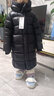 高梵黑金儿童羽绒服男女童装加长款鹅绒服官方加厚户外极寒亲子装外套 黑色（亮面-轻柔蓬松) 130 （加厚过膝 飞天鹅绒171g） 实拍图