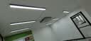 V-POWER LED办公室吊灯长条灯吸吊两用长方形条形灯工业风简约工作室会议 黑壳办公灯【1200*100】24W-白光 实拍图