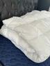 匈牙利正品羽绒被95白鹅绒100%冬被五星级酒店加厚保暖抗菌春秋被 纯洁白静音120支全棉白鹅绒 200*230cm【冬被约充绒1600g】 实拍图