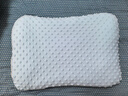 十月结晶儿童枕套棉柔豆豆绒柔软舒压双面可用（不含枕芯） 蓝白34*51cm 实拍图