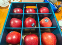 京鲜生 Mr Apple新西兰Dazzle丹烁苹果9粒特级果190-230g水果礼盒 实拍图