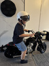凤凰（Phoenix）儿童电动摩托车儿童电动车两轮车男女小孩复古哈雷玩具车可坐大人 摩登黑-标配丨12V电瓶/发泡软轮带灯光/续航15公里 实拍图