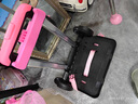 中小学生书包拉杆架书包通用男女爬楼梯可折叠六轮手拉拖车架子 黑色加高加宽大轮（可折叠爬楼） 实拍图