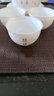 峰棱 德化白瓷功夫茶杯 描金陶瓷品茗杯办公室喝茶小杯子家用主人杯 实拍图