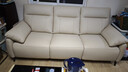 左右零靠墙电动功能头层牛皮沙发6013象牙白 2.24m小三双 实拍图