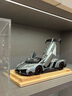 minispace兰博基尼毒药veneno仿真合金汽车模型1:24静态金属摆件生日礼物 银色+极夜蓝背景展示盒 毒药 实拍图