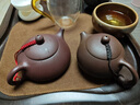 倒把西施 紫砂壶纯手工宜兴紫砂泡茶壶茶具套装 紫泥东坡石瓢 球孔石瓢 实拍图