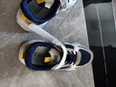 回力（Warrior）儿童跑步鞋中大童篮球鞋休闲鞋 WZ(CL)-0927 深蓝浅蓝卡其 36  实拍图