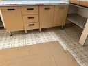 贝柚橱柜不锈钢家用厨柜组装灶台一体厨房经济型简易水槽柜组 160cm平面带三个抽屉 实拍图