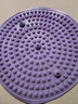 SMOOKY指压板脚底按摩脚垫穴位疏通脚心指压板仿鹅卵石圆形垫慢跑 优雅紫【圆形直径约55cm】 实拍图