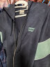 Levi's李维斯24新款男士连帽卫衣加绒开衫外套撞色潮牌美式复古 黑色 A7450-0001 S 晒单实拍图