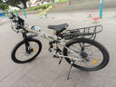 凤凰（Phoenix） 凤凰自行车可折叠山地车路虎男士成年人变速女式越野公路单车 条轮消灰/折叠双避震/全竞速轴承 24寸24速【参考：138-168cm】 实拍图