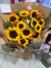 艾斯维娜鲜花速递向日葵混搭花束生日礼物全国同城配送 11朵向日葵花束 实拍图