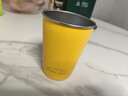 京东京造不锈钢水杯 马克杯 家用户外便携轻量水杯子套装闪电黄两个装 实拍图