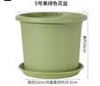 九千谷花盆办公家用四季花盆北欧简约控根透气加厚树脂花盆5号2个装9354 实拍图