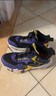 361°童鞋儿童运动鞋四季青少年实战训练耐磨旋钮扣篮球鞋 紫34 实拍图