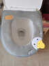 梦庭 马桶垫 通用坐便垫坐套马桶套马桶圈反复水洗家用保暖粘扣式 实拍图