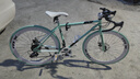 WELLCLS 死飞变速山地自行车男弯把实心胎活飞单车双碟刹公路赛成人学生 比安奇24速60刀 实拍图