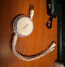 罗马仕充电线三合一数据线一拖三快充适用于苹果iPhone15/华为安卓Typec手机车载充电线伸缩多功能白色 实拍图