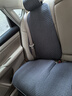齐选汽车坐垫高档透气四季通用亚麻三件套防滑座垫夏季冰丝车内座椅套 雅致灰【7件套】 实拍图