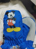 迪士尼儿童手套男童女童冬季户外滑雪宝宝加绒保暖小孩防水手指套 晒单实拍图
