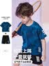 ASK JUNIOR童装儿童套装男童夏装薄款透气短袖t恤短裤运动跑步两件套网球服 实拍图