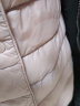 鸭鸭（YAYA）轻薄羽绒服女短款休闲内胆薄款冬季内搭保暖新国标外套KX 粉色 L 实拍图